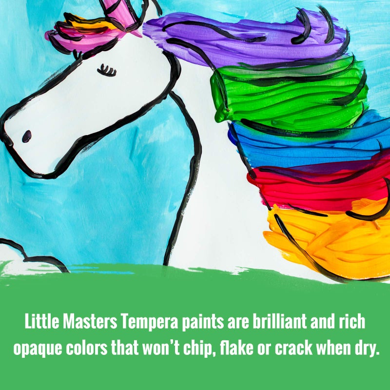 Handy Art Little Masters Tempera Paints Set, 16 oz, 1 Pound (Pack of 6) - Image 3